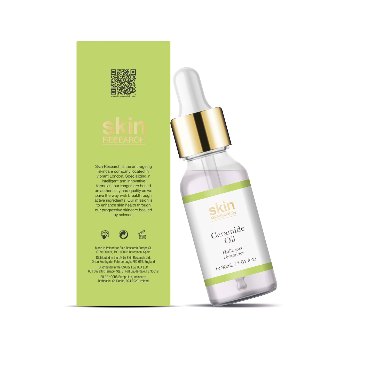 Skin Research Ceramide Oil 30ml - skinChemists