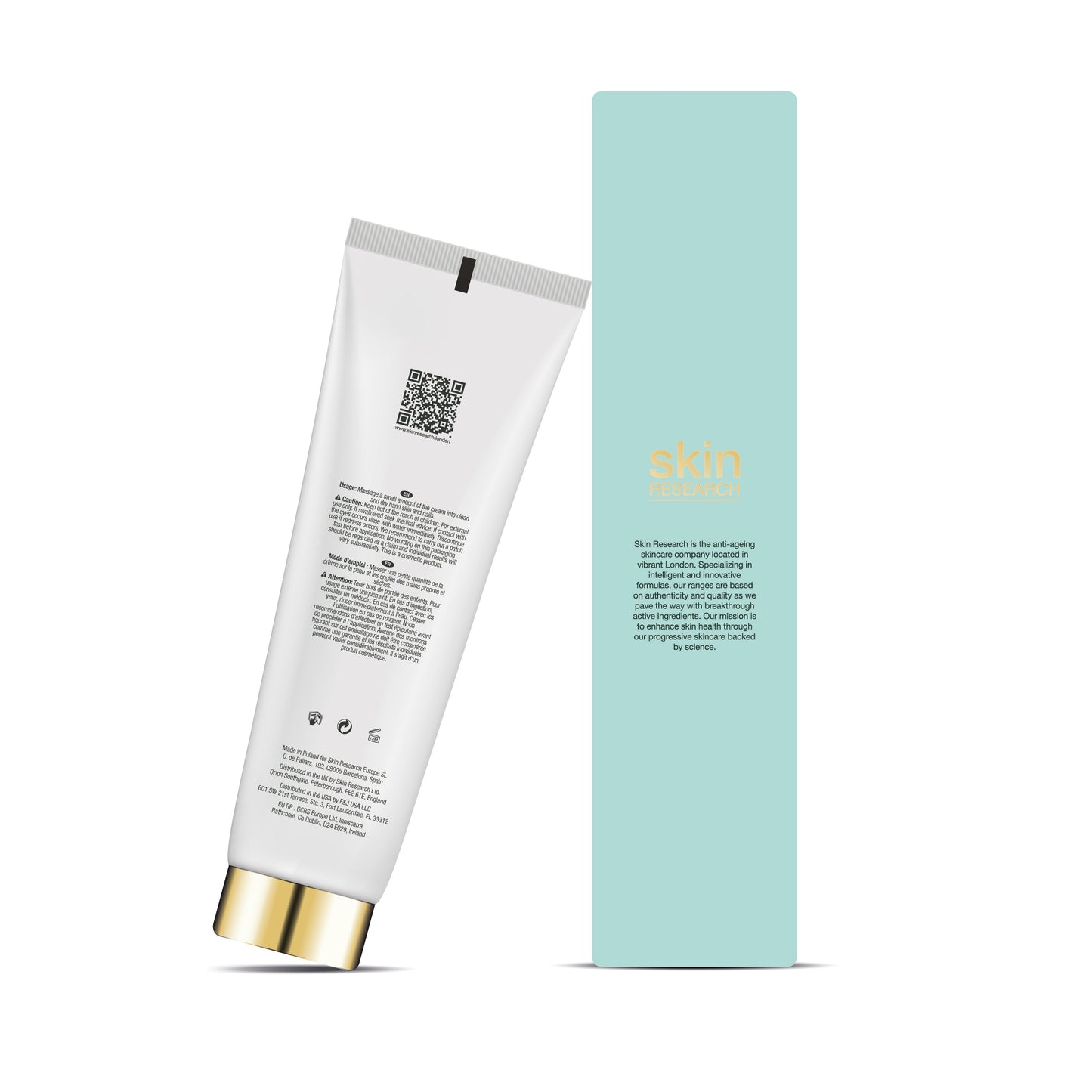 Skin Research Hyaluronic Acid Hand Cream 100ml - skinChemists