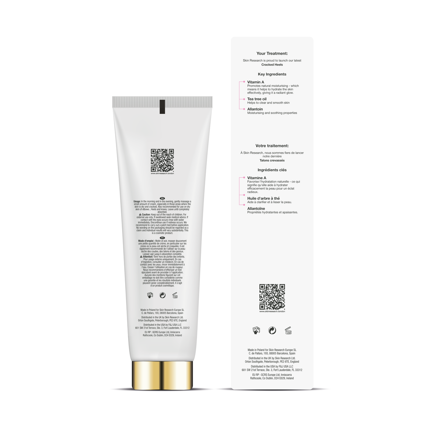 Skin Research Cracked Heals 100ml - skinChemists