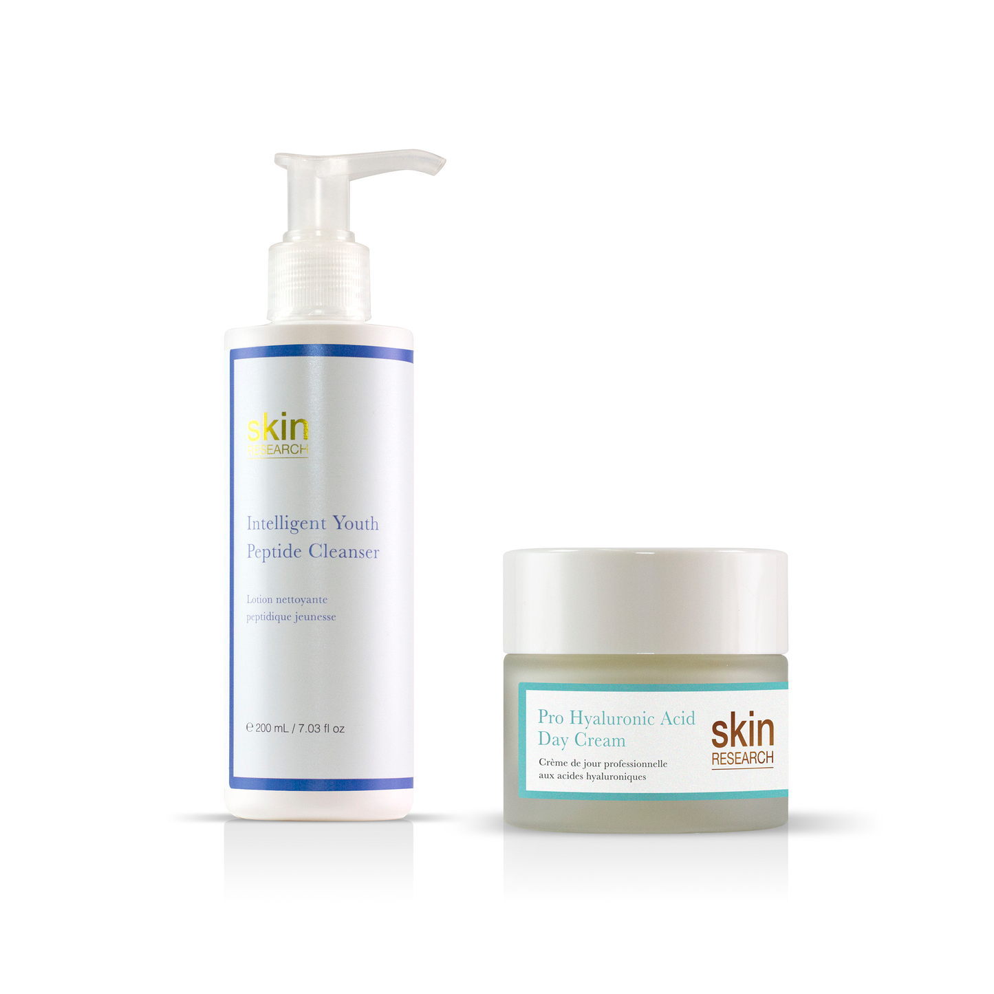 "Youth Peptide - Cleanser - 200ml + Pro Hyaluronic Acid - Day Cream - 50ml "