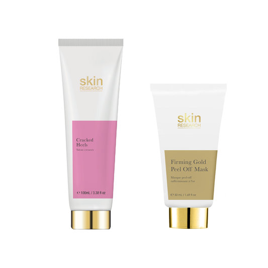 "Cracked Heals + Firming Gold Peel Off Mask "