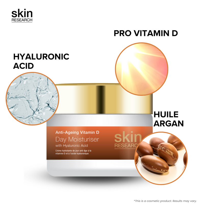 Skin Research Anti-Ageing Vitamin D Day Moisturiser with Hyaluronic Acid 50ml