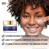 Skin Research Anti-Ageing Vitamin D Hyaluronic Acid & Vitamin C Night Moisturiser 50ml