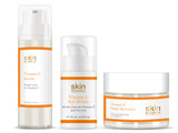 K3 Skin Research Vitamin c night moisturizer + eye serum + facial serum