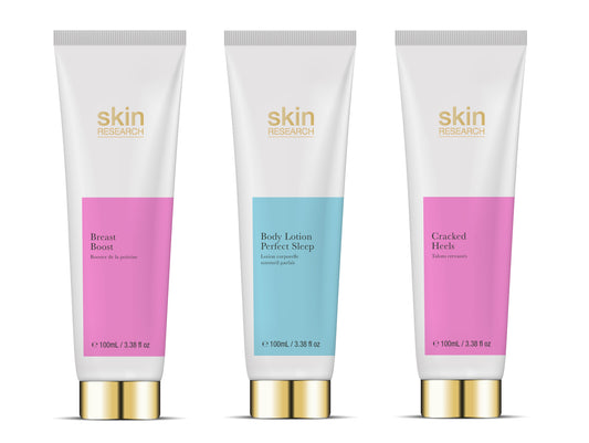 K3 Skin Research Breast Boost + Stretch Marks + Body Lotion - Perfect Sleep