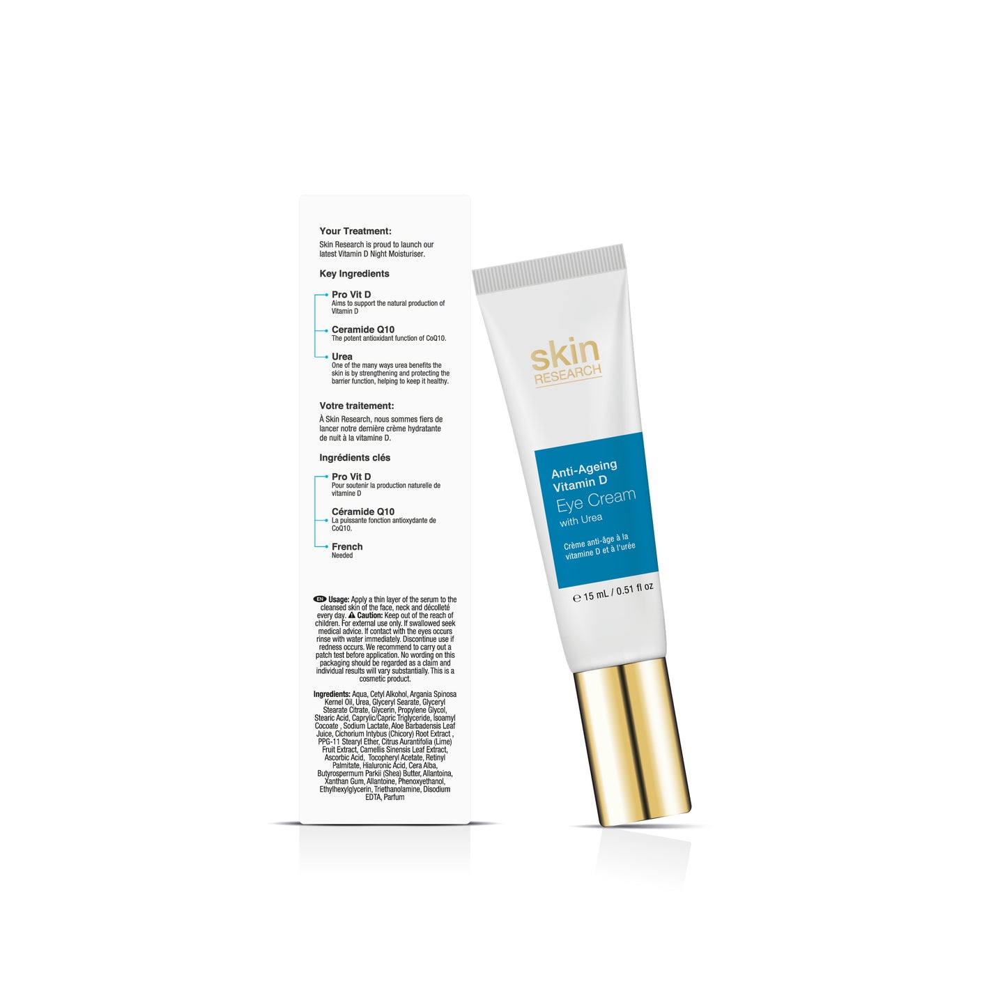 Anti-Ageing Vitamin D Eye Cream with Urea